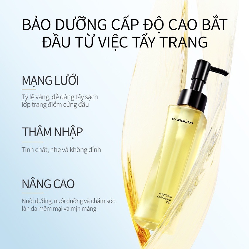 Tẩy trang CARSLAN dưỡng ẩm sạch lớp makeup tiện lợi 30ml | NHÍM HOUSE