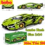 Mô hình lắp ráp siêu xe Lambo Xanh 1280 PCS tỉ lệ 1:14 đồ chơi ô tô điều khiển lắp ghép siêu xe MS22003