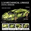 Mô hình lắp ráp siêu xe Lambo Xanh 1280 PCS tỉ lệ 1:14 đồ chơi ô tô điều khiển lắp ghép siêu xe MS22003
