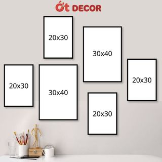 Set Tranh Dán Tường Hoa Mẫu Đơn Sang Trọng Decor Phòng Ngủ, Bàn Trang Điểm  - Ớt Decor