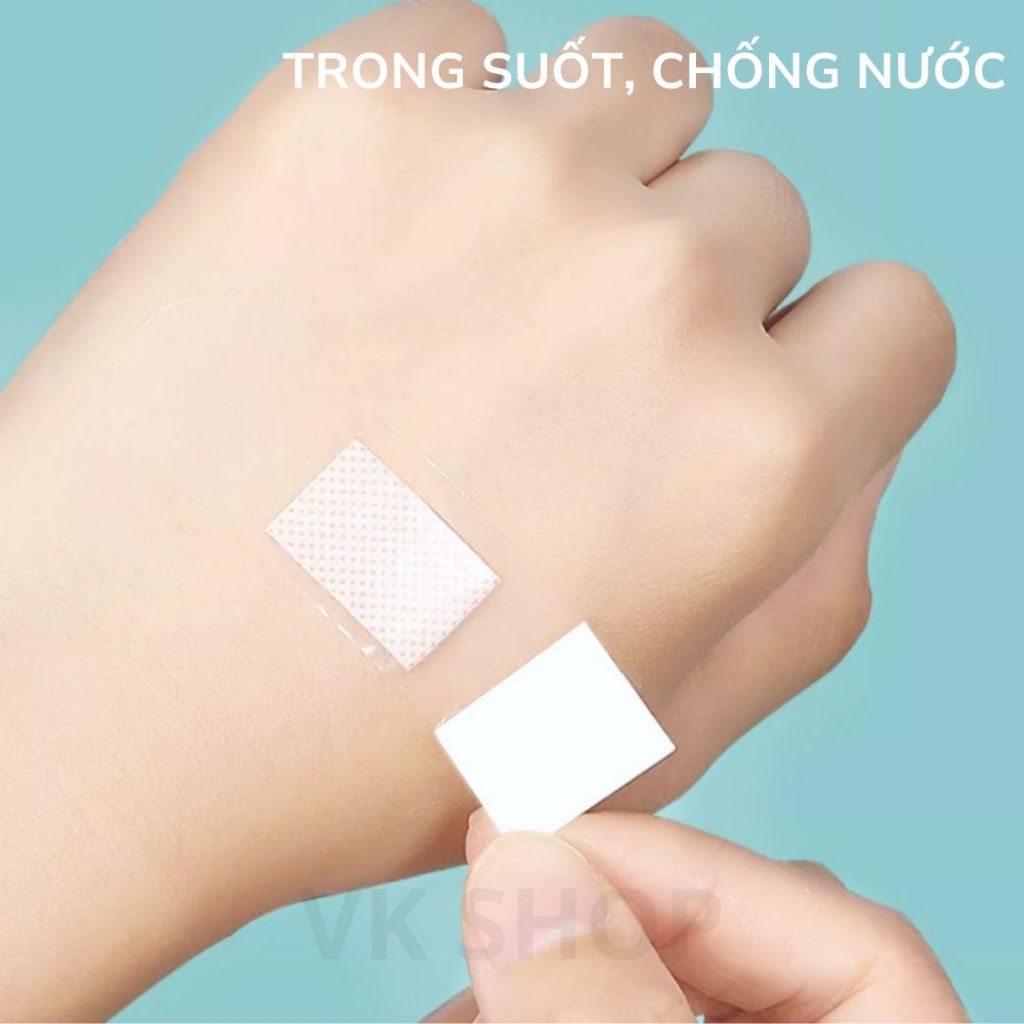 Băng Keo Cá Nhân Chống Nước Trong Suốt Hình Hoạt Hình – Dán Vết Thương, Bảo Vệ Da, Tiện Mang Theo, An Toàn