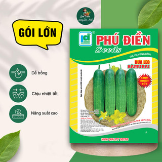 [GÓI LỚN 10G ~350 HẠT] Hạt Giống Dưa Leo F1 Chịu Nhiệt Siêu Đậu Quả, Dễ Trồng, Năng Suất Cao