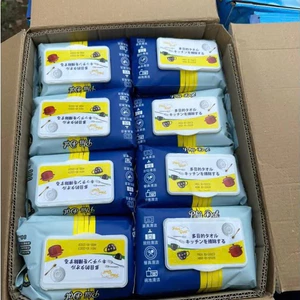 Combo 12 Gói Khăn Ướt Lau Bếp Đa Năng Phú Đạt gói 80 tờ siêu sạch, loại bỏ các vết bẩn dầu mỡ