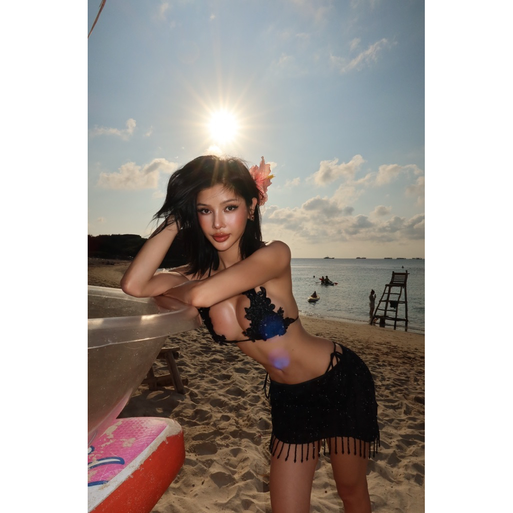 Black Crystal bikini | Resel.stu | Ko kèm mút