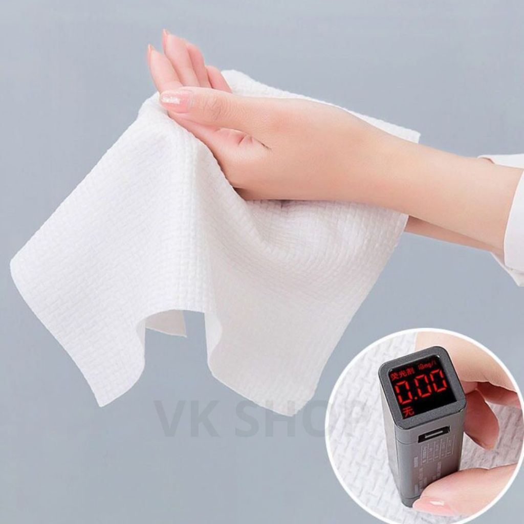 Khăn Nén Khô Dạng Viên 24x30 – Khăn Giấy Du Lịch, Tiện Mang Theo, Thấm Nước, Gọn Nhẹ, Dùng 1 Lần