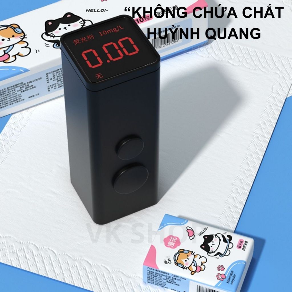 Set 10 Bịch Khăn Giấy Mini Bỏ Túi Cao Cấp – Khăn Giấy Tiện Lợi, Nhỏ Gọn, Sạch Khuẩn, Dùng Du Lịch, Công Tác, Học Sinh, V