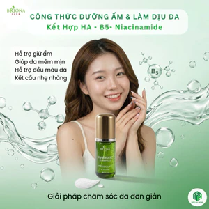 Serum Dưỡng Ẩm Trắng Da Briona Care, Mờ Thâm Mụn, Tái Tạo Mềm Mịn Da Hyaluronic 150g