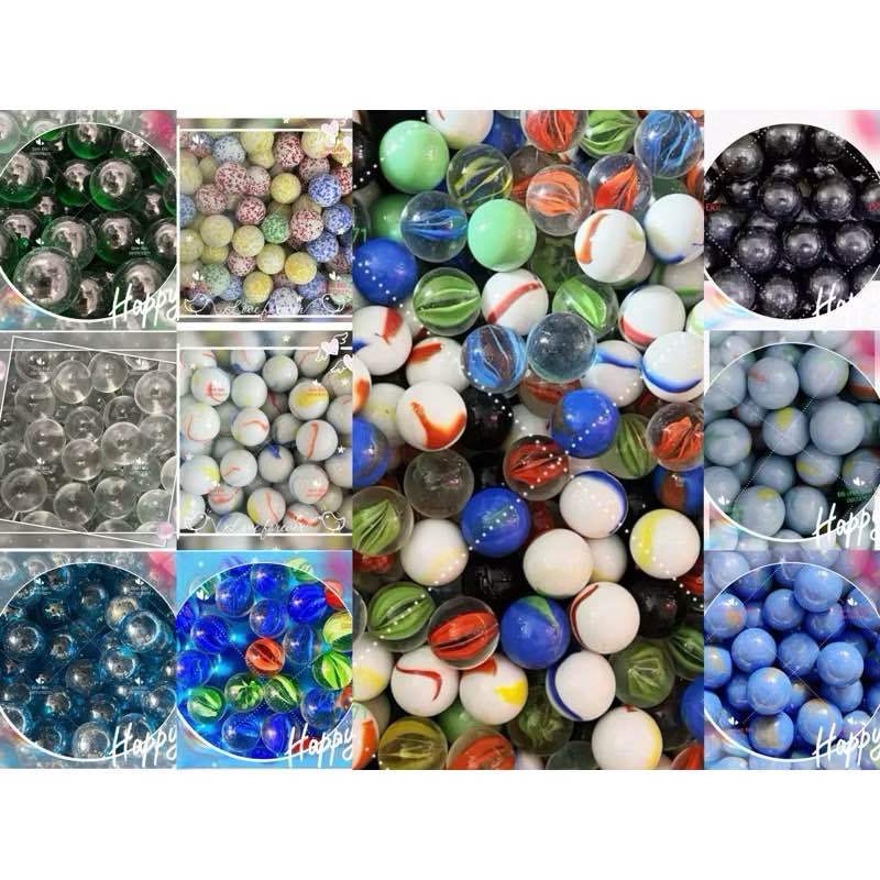 10 viên bi thủy tinh lớn 25mm các mẫu  – Bi ve tuổi thơ, dùng trang trí rất xinh