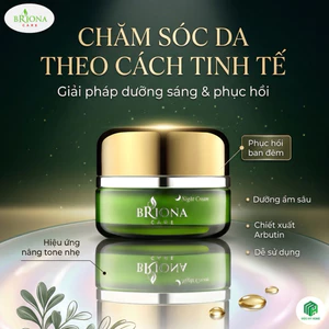 Kem Dưỡng Trắng Da Briona Care, Mờ Thâm Nám, Trẻ Hóa Da Mặt, Làm Sáng, Dưỡng Ẩm và Mềm Mịn Da, Nâng Tone, Mờ Nám