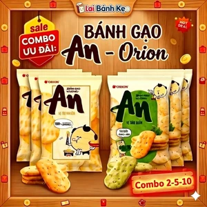 Bánh Gạo An Orion (Vị Tự Nhiên 151g/ Tảo Biển111g) - Giòn Ngon Hấp Dẫn