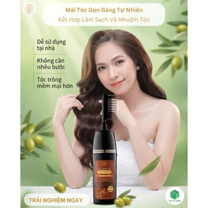 Dầu Gội Alo Hair, Chiết Xuất Từ Thảo Mộc Thiên Nhiên, Phủ Nhanh Chóng An Toàn Tiện Lợi, Dưỡng Phục Hồi Tóc 200ml