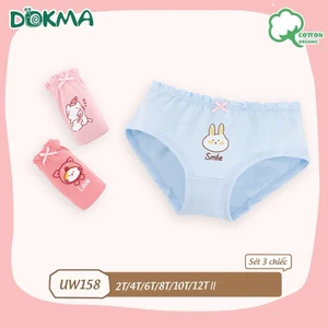 Set 3 Chiếc Quần Chip Tam Giác Bé Gái Dokma UW158
