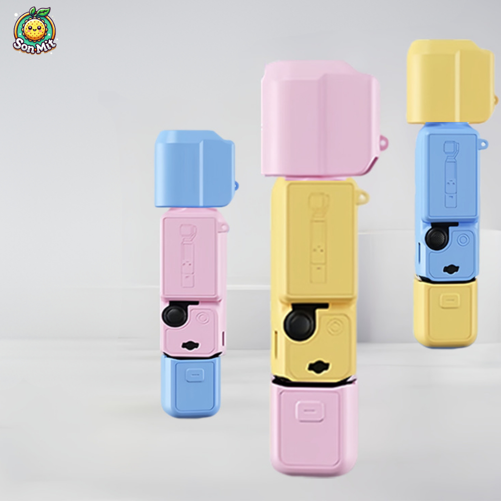 [SẴN] Ốp Silicon Kitty Cho DJI Osmo Pocket 3 Tay Cầm Máy Ảnh Gimbal Cầm Tay Vỏ Chống Trầy Xước Vỏ Bảo Vệ Mềm