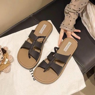 (TĂNG 1 SIZE) Dép lê đế cao 3cm, chất liệu CAO SU, thiết kế phong cách la mã thời thượng- 1527