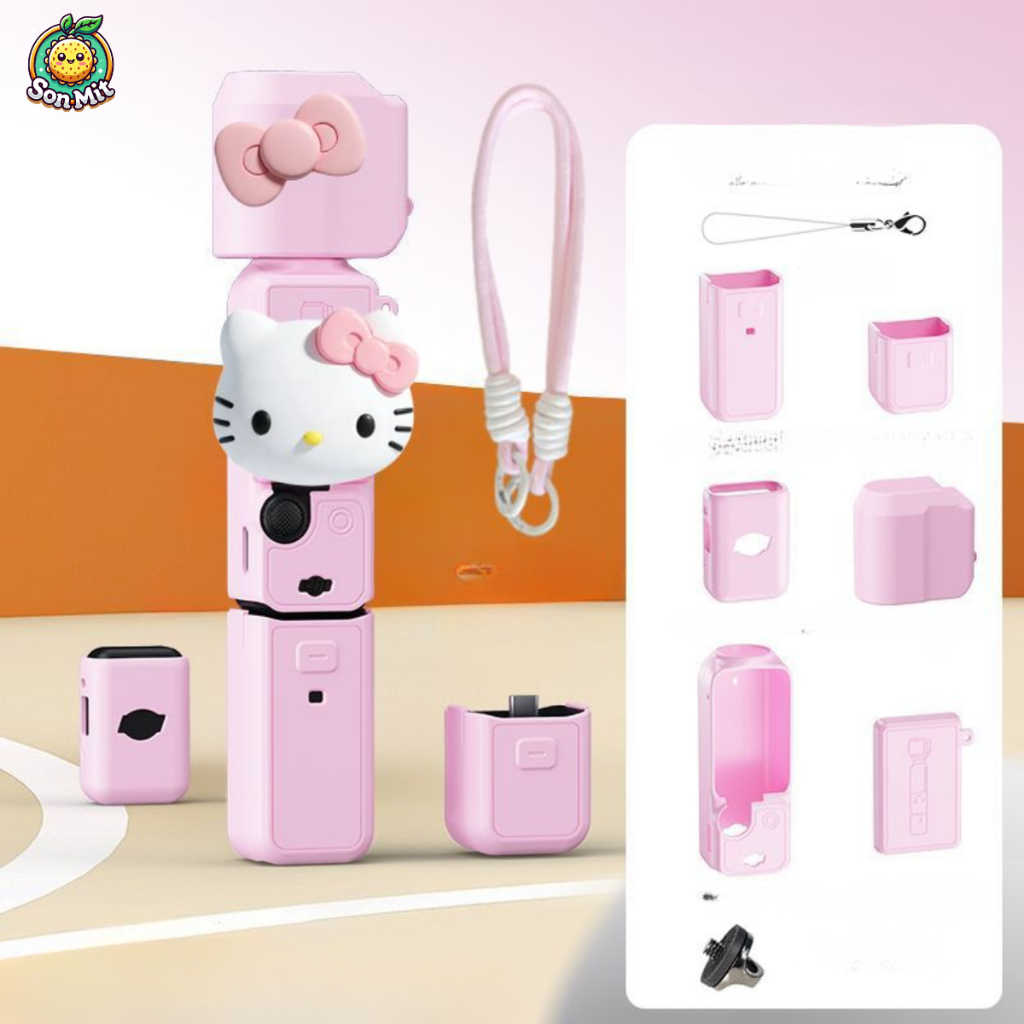 [SẴN] Ốp Silicon Kitty Cho DJI Osmo Pocket 3 Tay Cầm Máy Ảnh Gimbal Cầm Tay Vỏ Chống Trầy Xước Vỏ Bảo Vệ Mềm