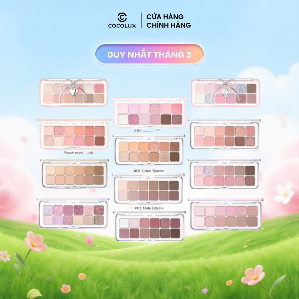 Bảng Phấn Mắt 12 Màu CLIO Pro Eye Palette Air Every Fruit Grocery Collection 7.2g