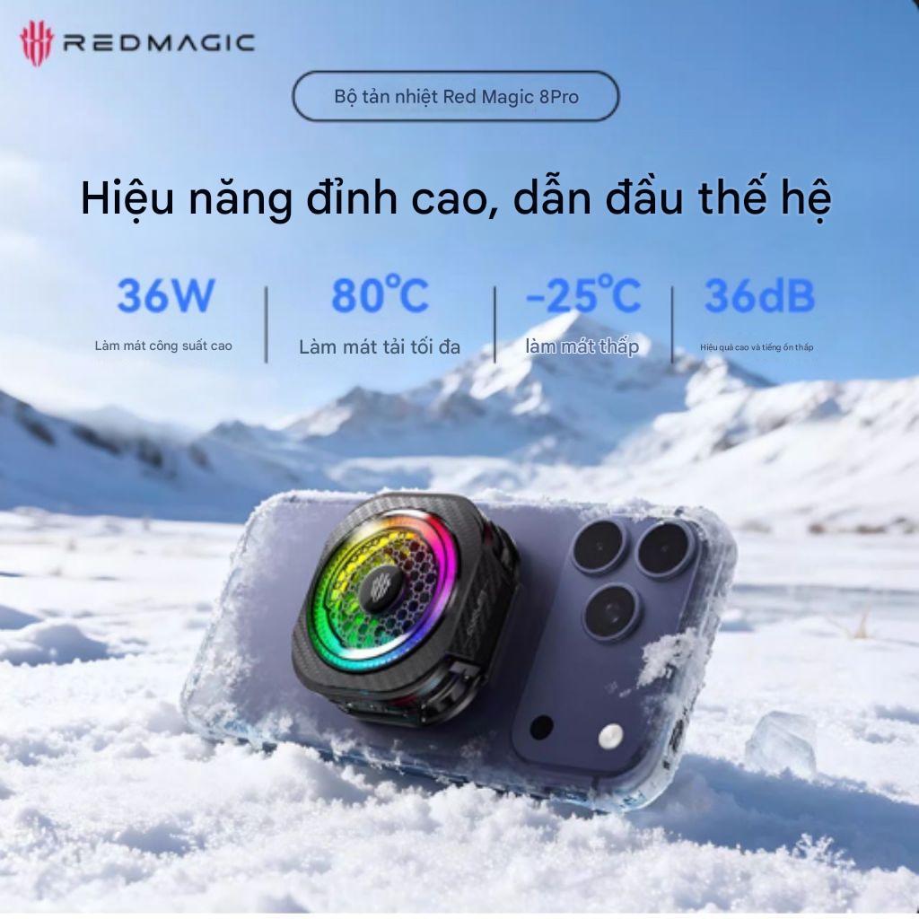 Quạt tản nhiệt sò lạnh Redmagic Cooler 8 pro từ tính - Quạt tản nhiệt điện thoại cao cấp chính hãng NEW 2026 | BigBuy360 - bigbuy360.vn