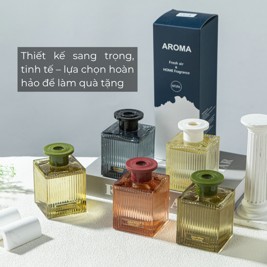 Tinh Dầu Thơm Phòng Varomas Thiên Nhiên 200ml - Giúp Thơm Phòng Ngủ Khử Mùi Không Khí KT07