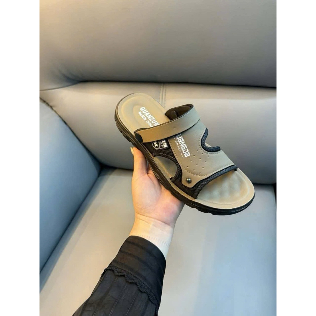 79K - Dép Xăng đan Nam Quai Ngang Cao Cấp 2 trong 1, Chống Trượt, Êm Chân Đi Hàng Ngày (Đặt hàng cộng 1 size).