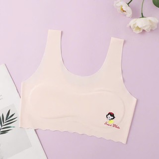 [A10 Áo lá su lạnh 2 lớp] Áo lá cho bé gái, áo bra cho bé gái cấp 1, cấp 2 chất liệu su lạnh cao cấp mềm mát 22-45kg