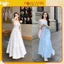 Set Váy nữ, Váy maxi Hai Dây dáng dài cánh tiên phong cách Hàn Quốc, Set Váy Siêu Xinh