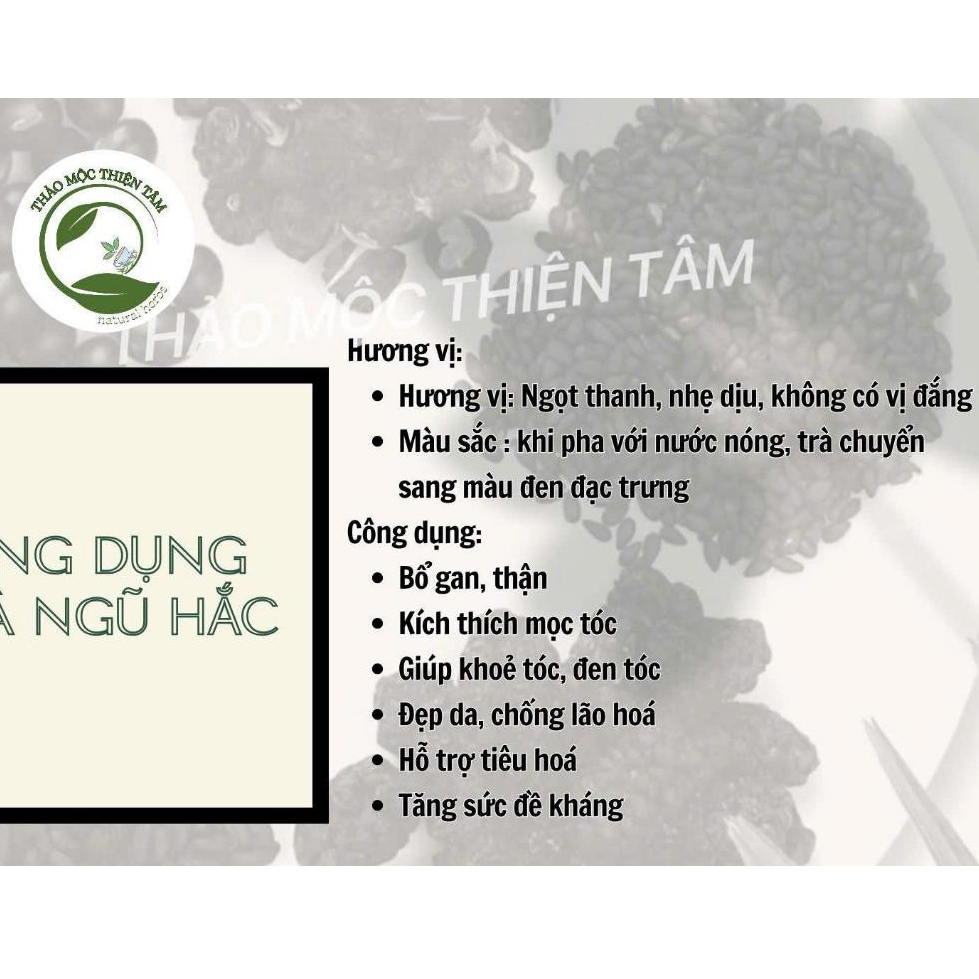 Trà Ngũ Hắc - Mua 30 Gói Tặng 3 Gói Và Tặng Thêm 1 Gói Trà Bất Kỳ - Giúp Đẹp Tóc, Đẹp Da, Đẹp Dáng - Thảo Mộc Thiện Tâm