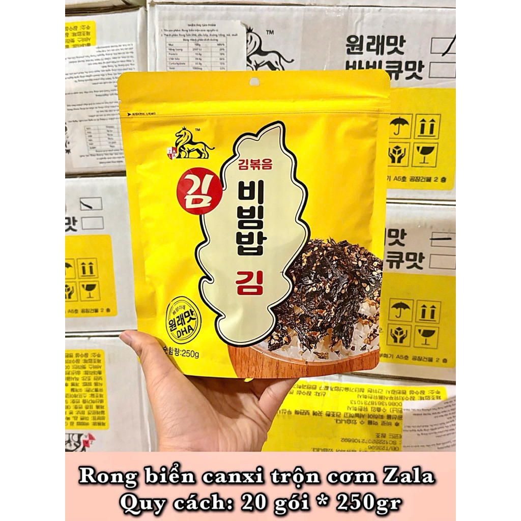 🌟 RONG BIỂN TRỘN CƠM CANXI ZALA HÀN QUỐC – GIÒN NGON, GIÀU DINH DƯỠNG 🌟  🔥 Ăn là ghiền – Rắc là hết cơm!