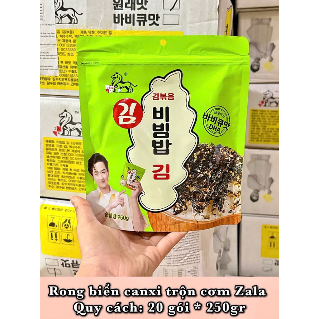 🌟 RONG BIỂN TRỘN CƠM CANXI ZALA HÀN QUỐC – GIÒN NGON, GIÀU DINH DƯỠNG 🌟  🔥 Ăn là ghiền – Rắc là hết cơm!