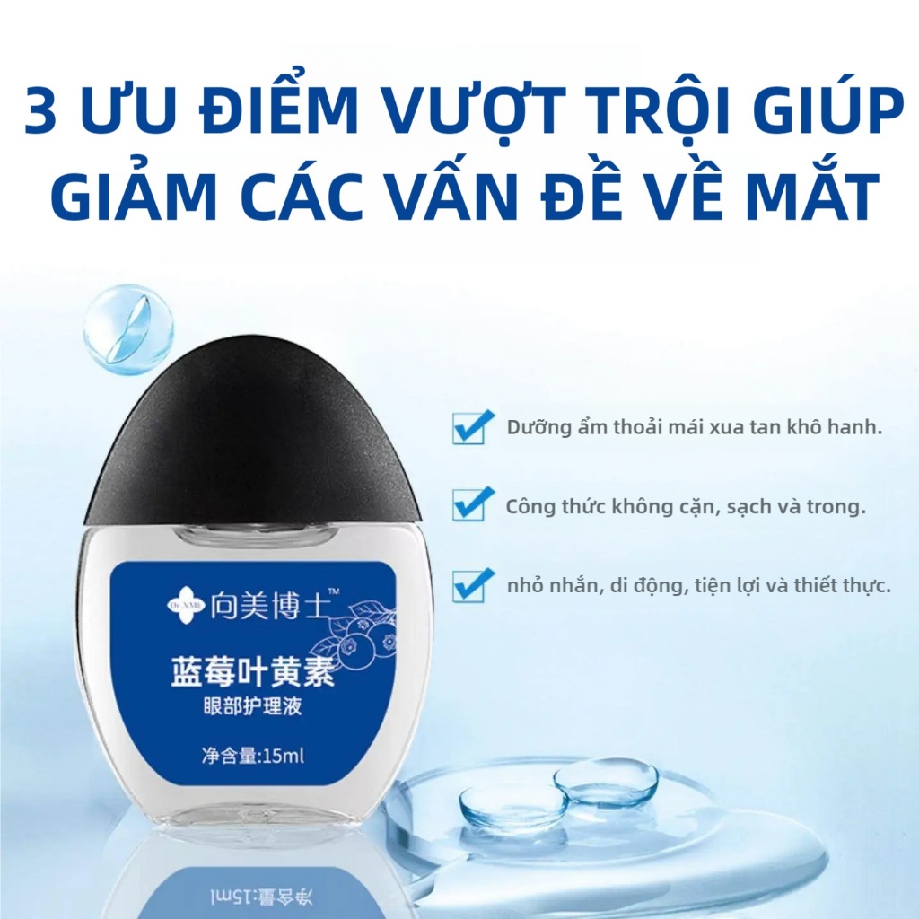 Dung dịch nước mắt nhân tạo Mr. XIANGMEI 15ml - Hàng Chính Hãng, Không Chất Bảo Quản