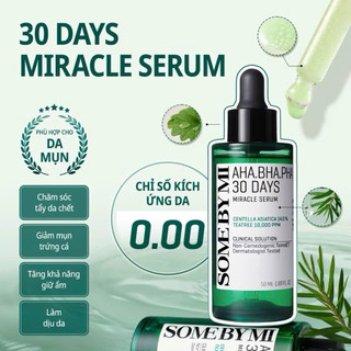 [SOME BY MI] Tinh Chất Giảm Mụn AHA-BHA-PHA 30 Days Miracle Serum 50ml