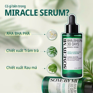 [SOME BY MI] Tinh Chất Giảm Mụn AHA-BHA-PHA 30 Days Miracle Serum 50ml