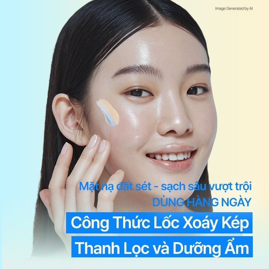 INNISFREE x Mặt nạ đất sét lốc xoáy 2 lõi thế hệ mới INNISFREE VOLCANIC SWIRL PORE MASK 110g (HSD 5/2027)