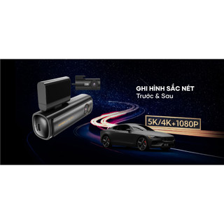 Camera hành trình VIETMAP TS 5K - Cảnh báo giao thông - Ghi hình 4K cảm biến Sony siêu nét - 2 kênh