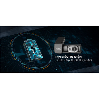 Camera VIETMAP TS - 2K Lite , Độ nét 2K/Full HD, Có GPS, Pin siêu tụ,Xem qua Smartphone