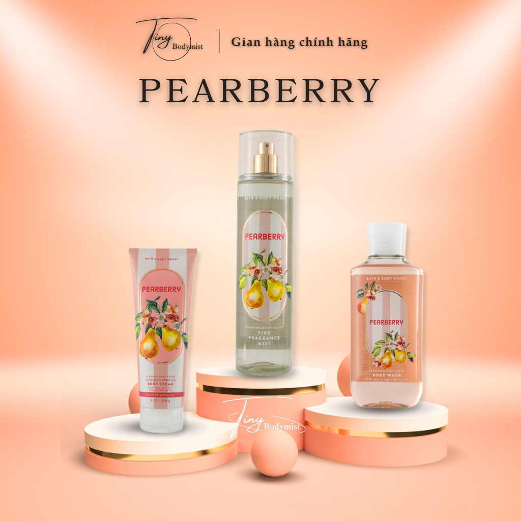 Xịt Thơm Toàn Thân Pearberry Body Mist Bath and Body Works 36ml - 236ml ...