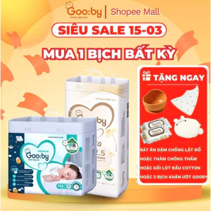 Tã dán/Bỉm quần Gooby ngày và đêm siêu mỏng nhẹ, đủ size NB/S/M/L/XL/2XL/3XL