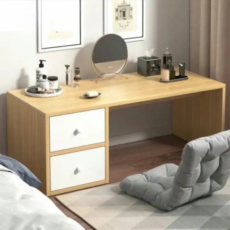 [FREESHIP] Bàn Trang Điểm Ngồi Bệt Có Ngăn Kéo - Bàn Làm Việc Gỗ MDF Phủ Melamine Cao Cấp Sang Trọng