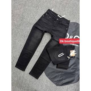 quần bò dài nam màu đen trơn điểm nhấn túi sau đẹp,vải jean dày mềm co giãn nhẹ phom dáng chuẩn siêu cấp quảng châu