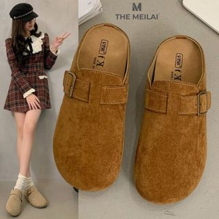 Dép/sandal be/kem