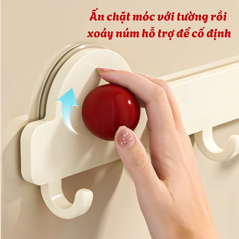 Móc Treo Dán Tường Hút Chân Không Chịu Lực, Giá Treo Đồ Thông Minh Sau Cửa