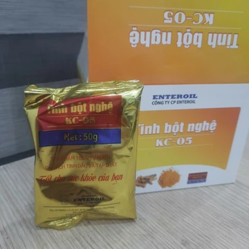 Tinh Bột Nghệ KC-05 gói 50gr - Đề tài nghiên cứu Viện Hàn Lâm Khoa Học Công Nghệ Việt Nam
