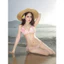 Set bikini 2 mảnh hông hoa