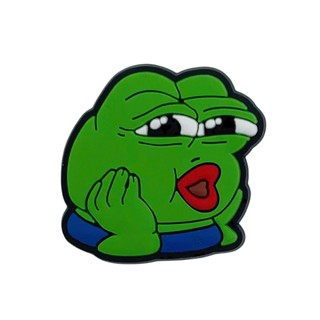 Set Charm Ếch Pepe Meme Mini Cute – Charm 16 Biểu Cảm Ếch Xanh Lầy Lội Hài Hước Gắn Dép Trang Trí siêu cute ngộ nghĩnh