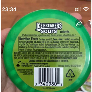 💋 Kẹo ngậm không đường Ice Breakers hộp 42g hàng Mỹ cho hơi thở luôn thơm mát❄️❄️