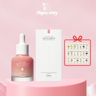 Serum Chống Nắng Glacier Air Fit Tone Up Sun Ampoule 30ml - Bảo Vệ Da Nhạy Cảm, Làm Sáng Da, Chống Tia UV Hiệu Quả