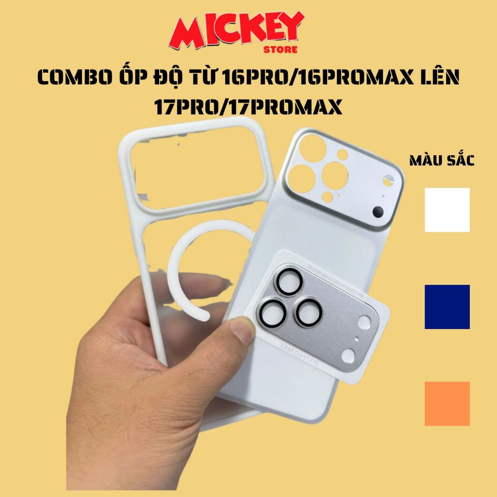 Combo 3 món che đèn Flash lên đời 17Pro, 17ProMax cho dòng máy 16Pro, 16ProMax