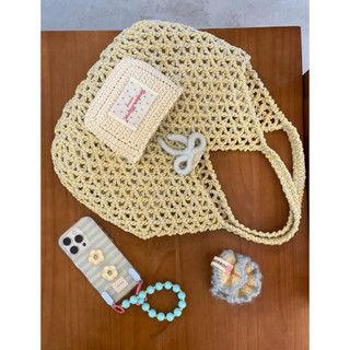 Túi lưới handmade nhiều màu kẹo ngọt làm thủ công bằng sợi dệt