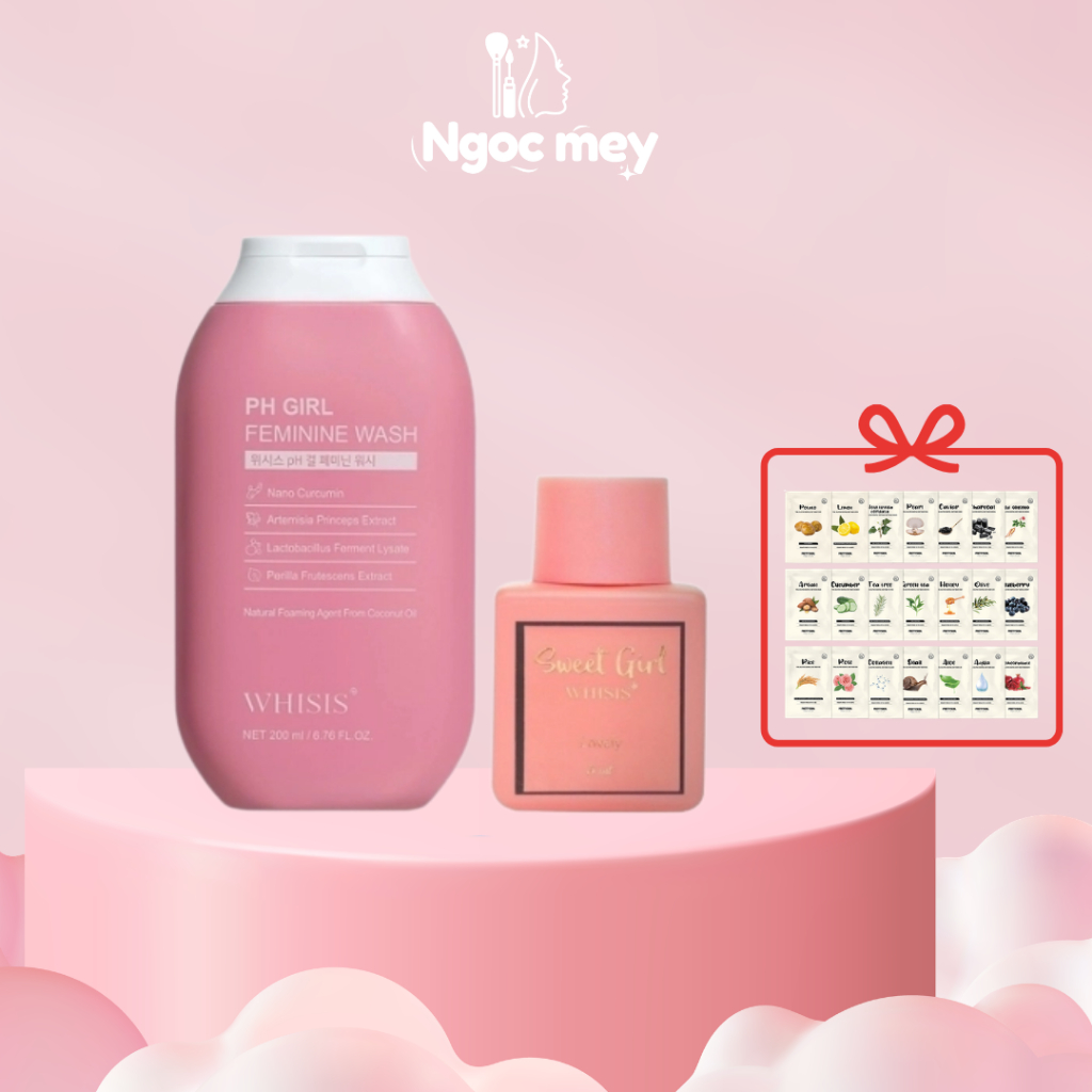 WHISIS Dung Dịch Vệ Sinh pH Girl Feminine Wash 200ML