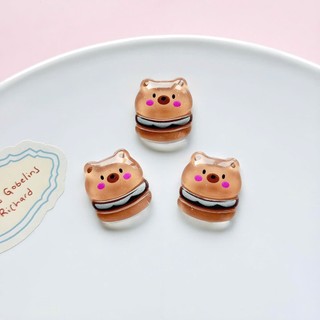 Set Charm Gấu Nâu Cafe Socola Cute Mini – Charm Đồ Uống Bánh Ngọt Dễ Thương Trang Trí Dép Túi Xách Hot Trend
