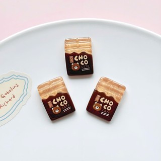 Set Charm Gấu Nâu Cafe Socola Cute Mini – Charm Đồ Uống Bánh Ngọt Dễ Thương Trang Trí Dép Túi Xách Hot Trend